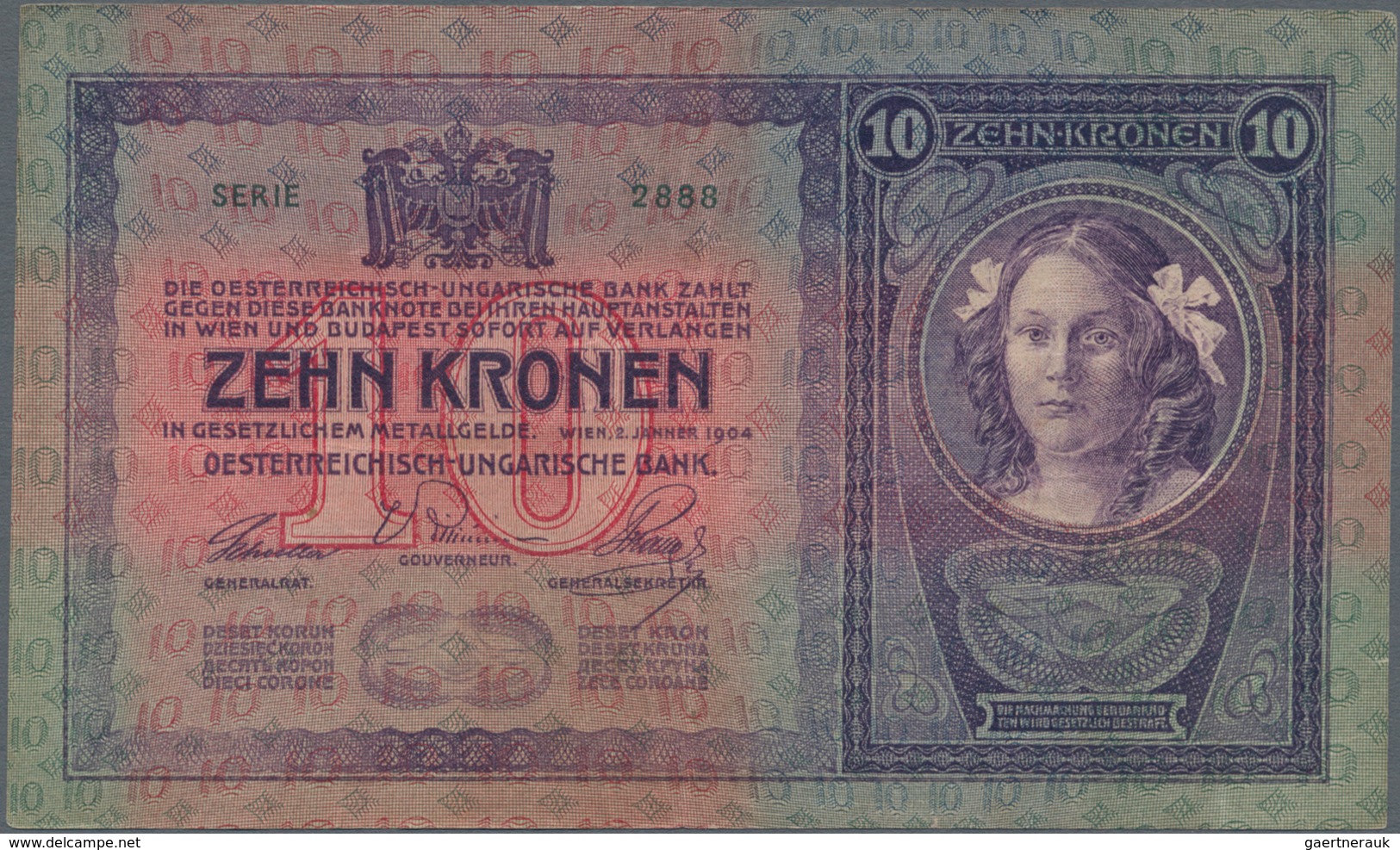 Austria / Österreich: Set with 15 pcs. 10 Kronen 1904, P.9 in about F+ to VF condition. (15 pcs.)