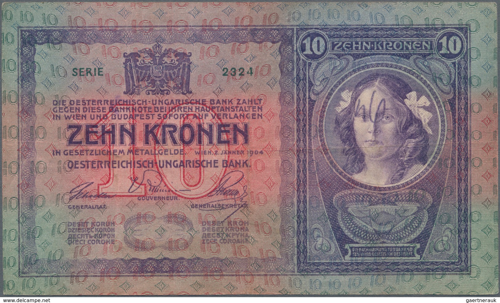 Austria / Österreich: Set with 15 pcs. 10 Kronen 1904, P.9 in about F+ to VF condition. (15 pcs.)