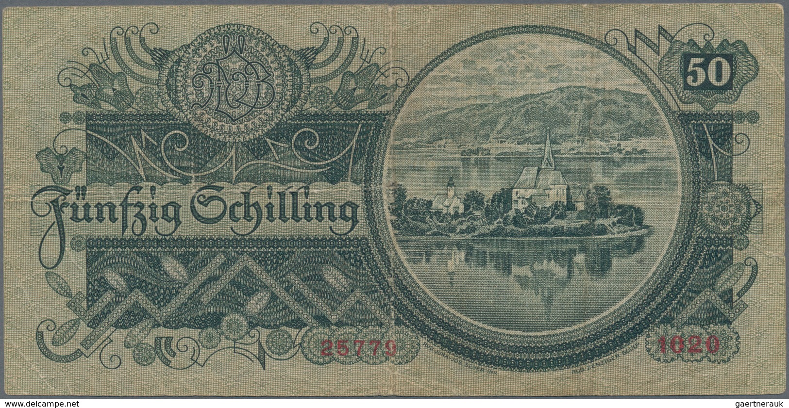Austria / Österreich: 50 Schilling 1935, P.100, Highly Rare And Still Nice With A Tiny Hole At Cente - Oesterreich