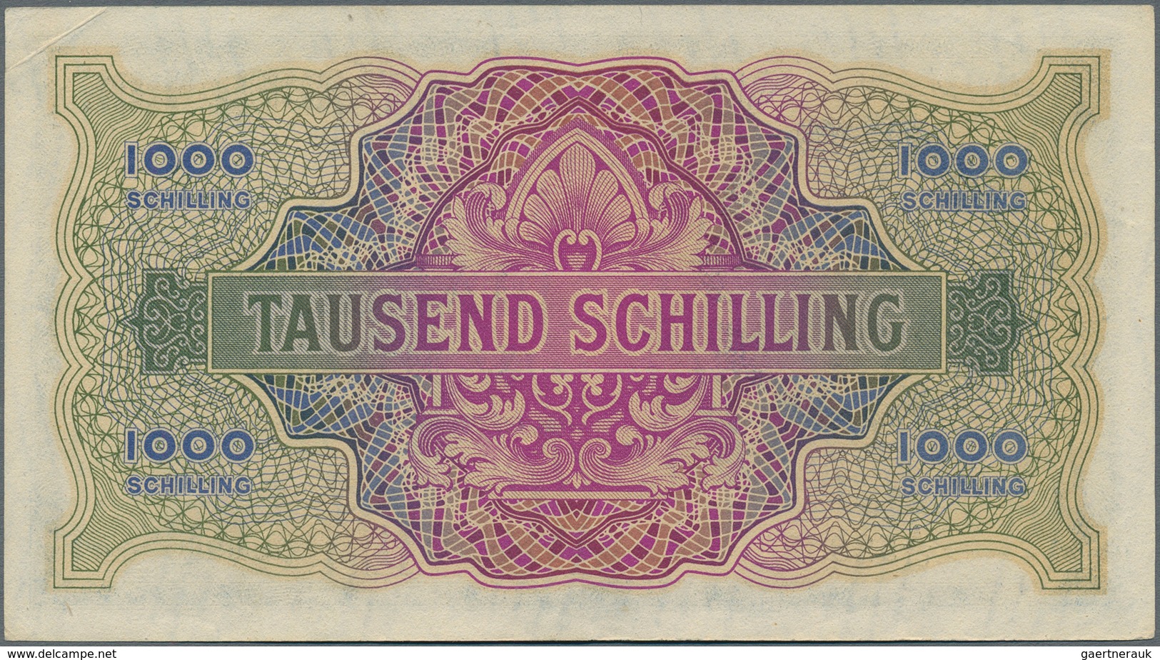 Austria / Österreich: 1000 Schilling 1944 Allied Occupation WW II, P.111, Almost Perfect Condition W - Austria