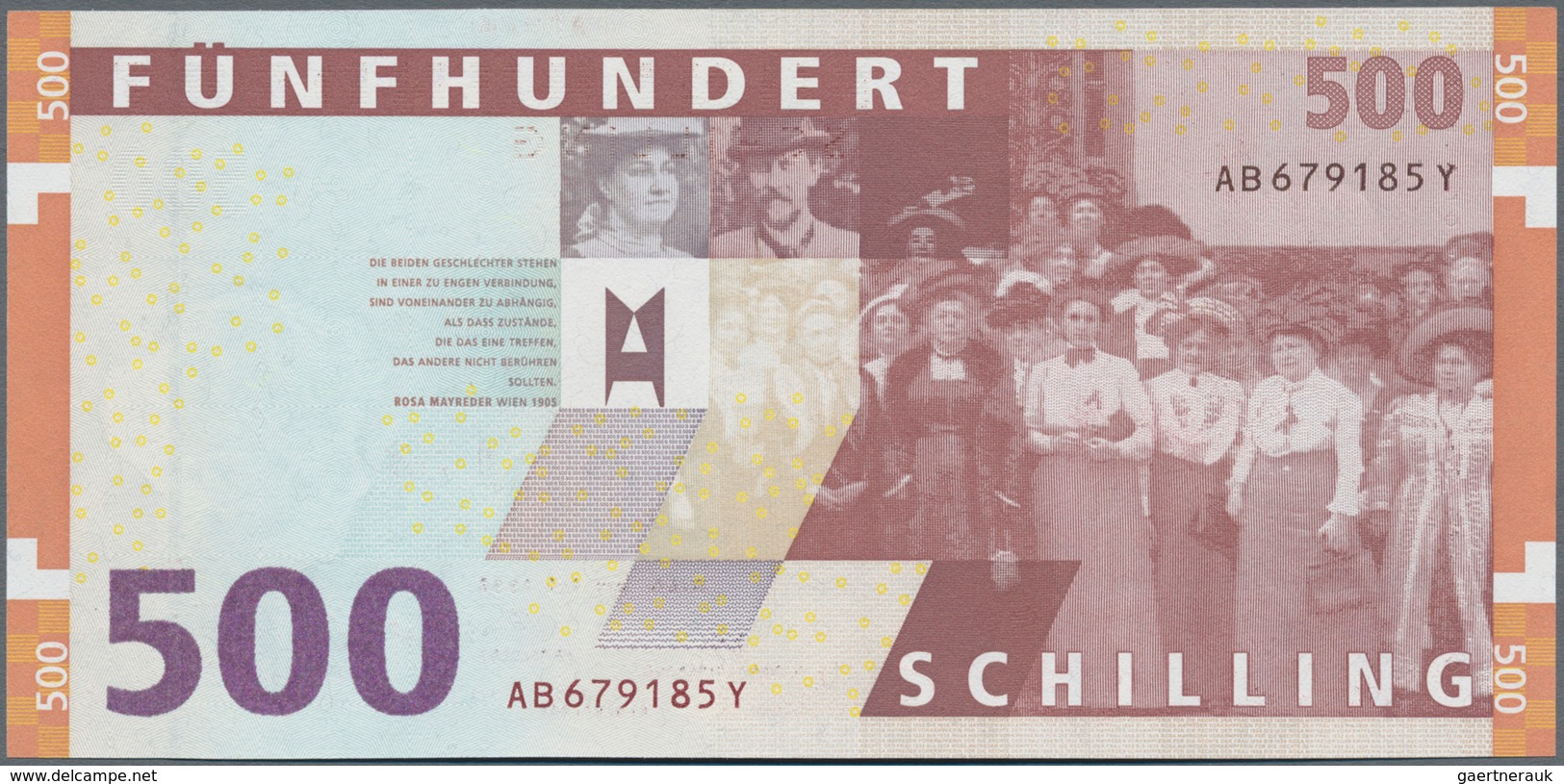 Austria / Österreich: 500 Schilling 1997, P.154 In Perfect UNC Condition. - Oostenrijk