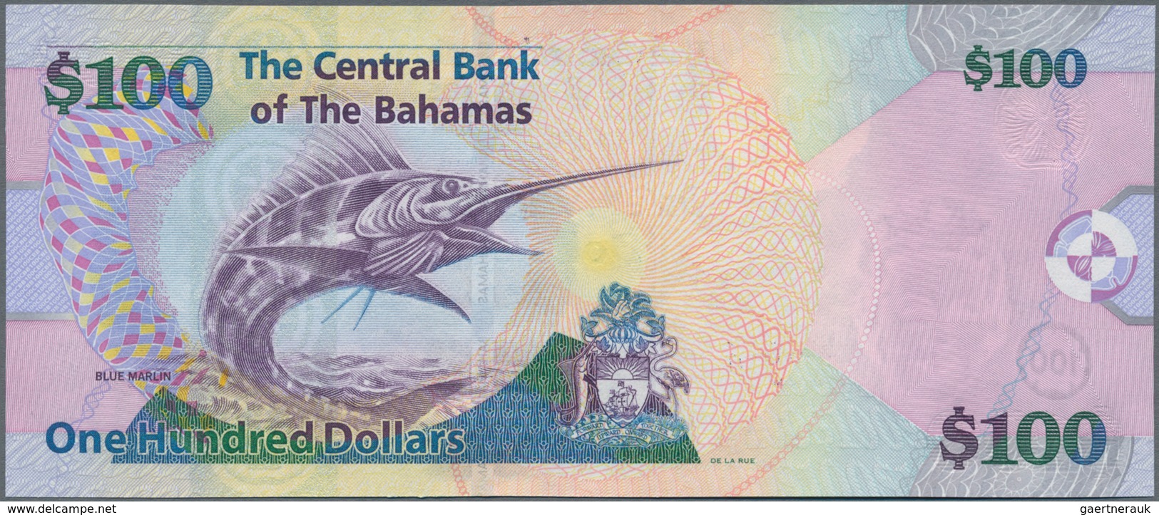 Bahamas: 100 Dollars 2009, P.76 In Perfect UNC Condition. - Bahama's