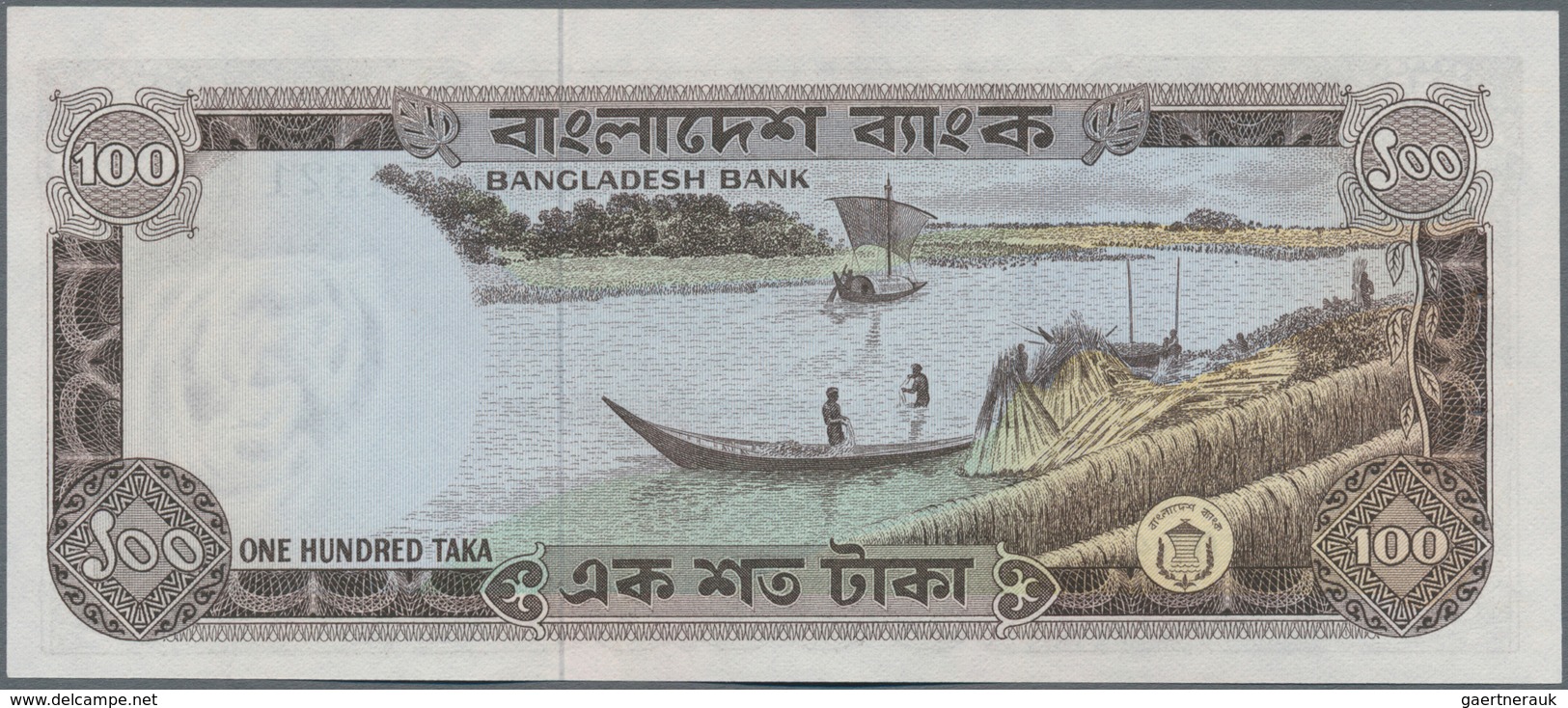 Bangladesh: 100 Taka ND(1972), P.12, Pinholes As Usually, Otherwise Perfect UNC. - Bangladesch