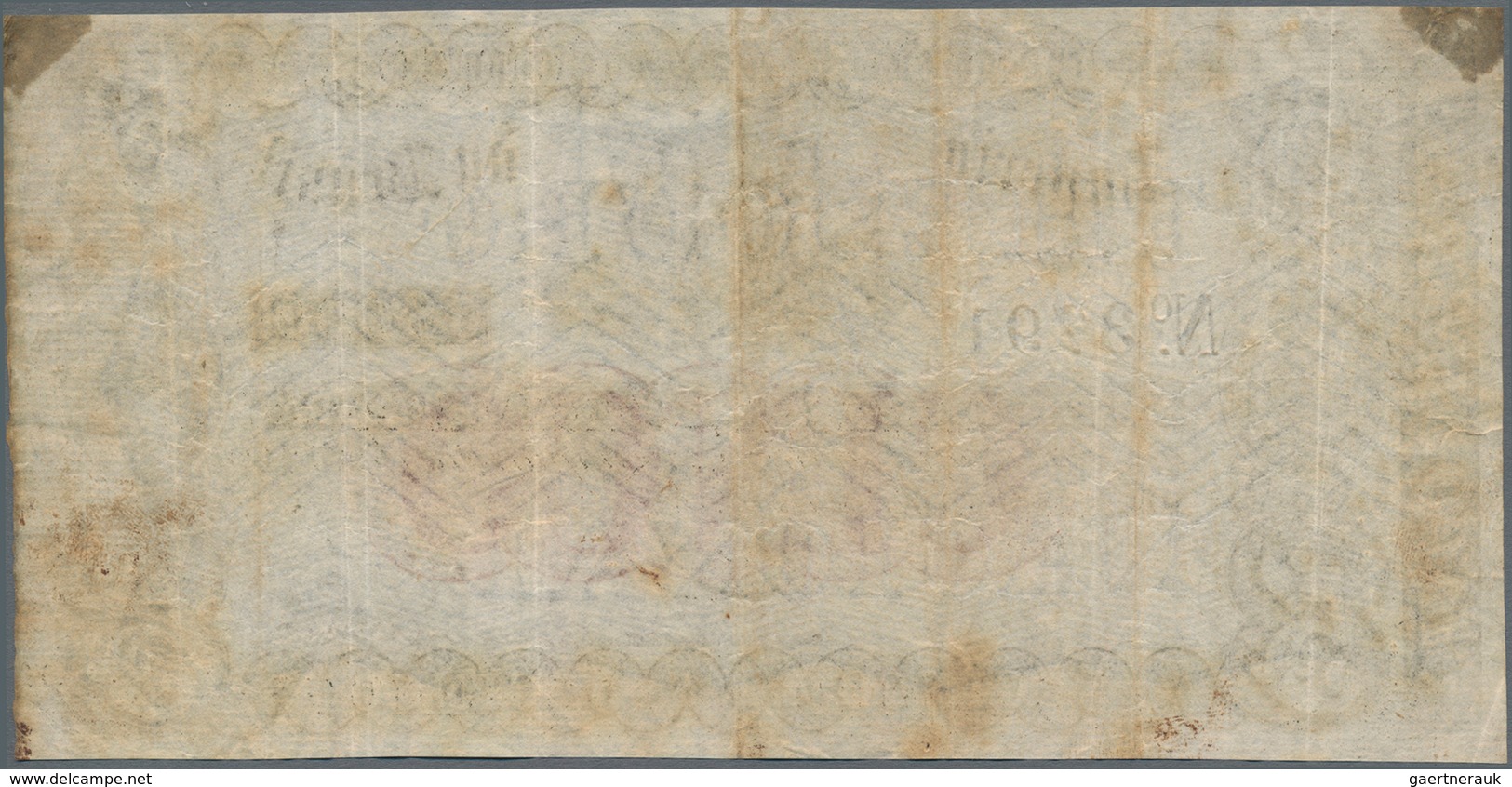 Brazil / Brasilien: Imperio Do Brasil 5 Mil Reis ND(1860), P.A237, Very Nice And Original Shape, Tra - Brazilië