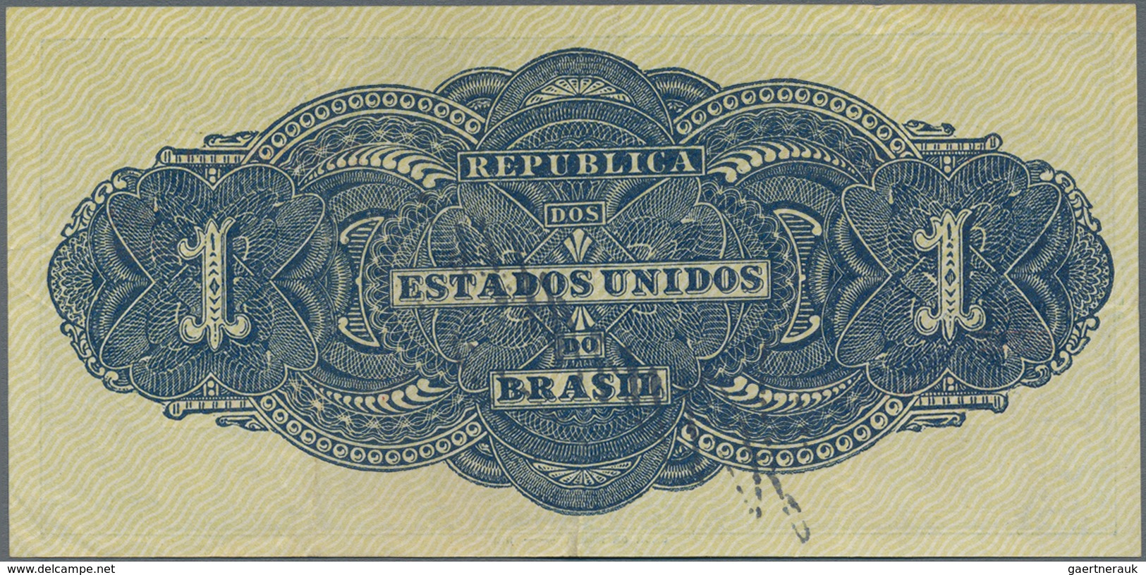 Brazil / Brasilien: Lot With 3 Banknotes Containing 1 Mil Reis ND(1921) P.8 (VF), 50 Mil Reis ND(193 - Brazilië