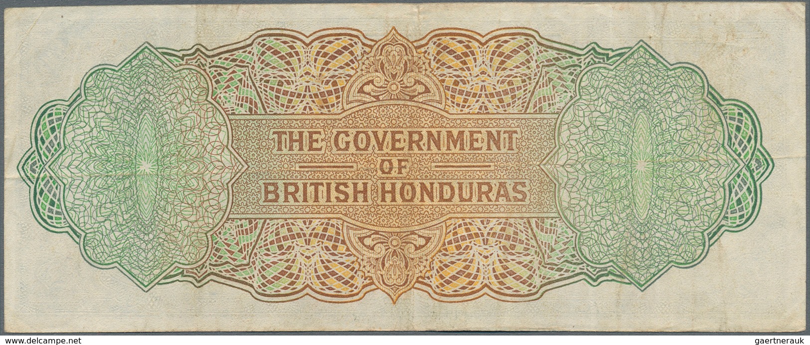 British Honduras: The Government Of British Honduras 10 Dollars June 1st 1951, P.27c, One Of The Key - Honduras