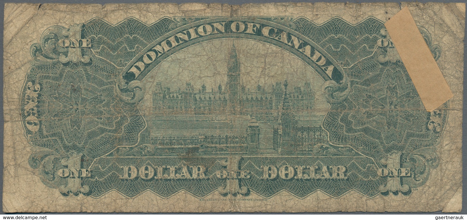 Canada: Dominion Of Canada, Small Lot With 3 Banknotes 1 Dollar 1898 P.24A (F), 1 Dollar 1911 P.27b - Canada