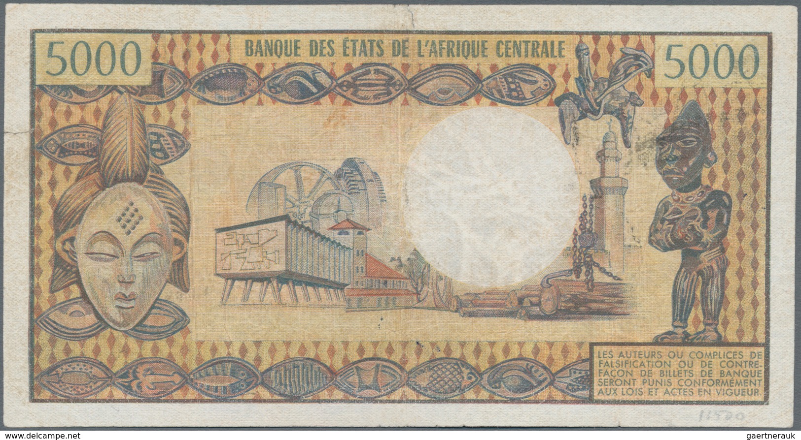 Central African Republic / Zentralafrikanische Republik: Banque Des États De L'Afrique Centrale - Em - Centraal-Afrikaanse Republiek