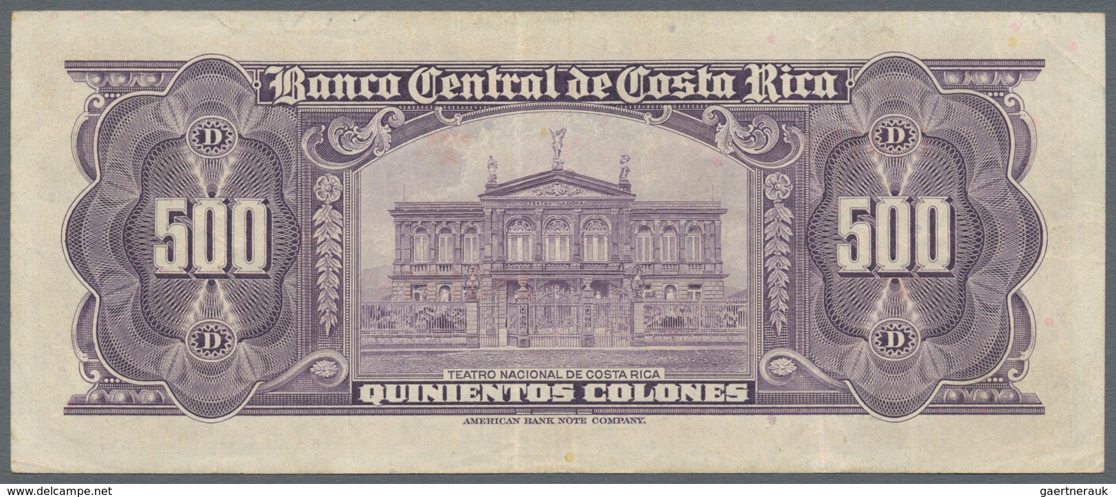 Costa Rica: Banco Central De Costa Rica 500 Colones April 2nd 1973, P.225b, Excellent Condition With - Costa Rica