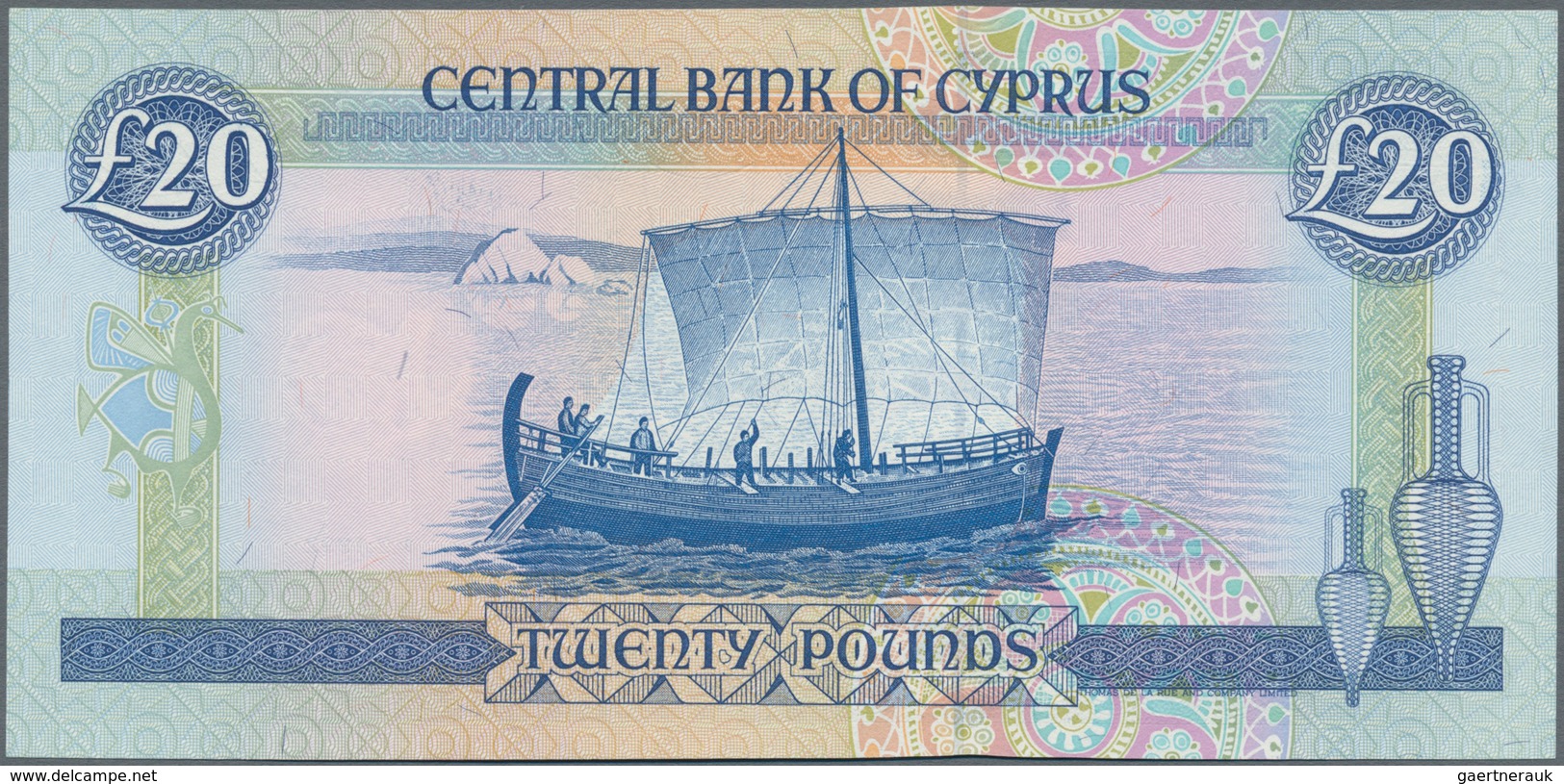 Cyprus / Zypern: 20 Pounds 1992, P.56a In Perfect UNC Condition. - Chipre