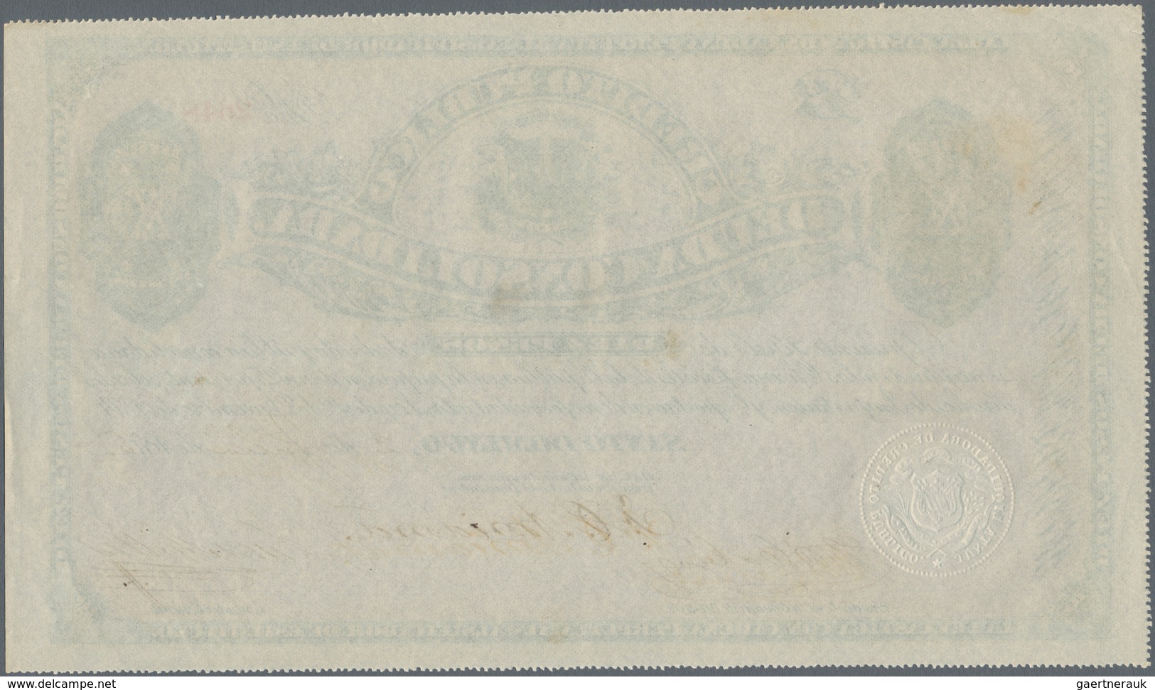 Dominican Republic / Dominikanische Republik: Pair With 5 And 10 Pesos Crédito Público 1875/76, P.S1 - República Dominicana