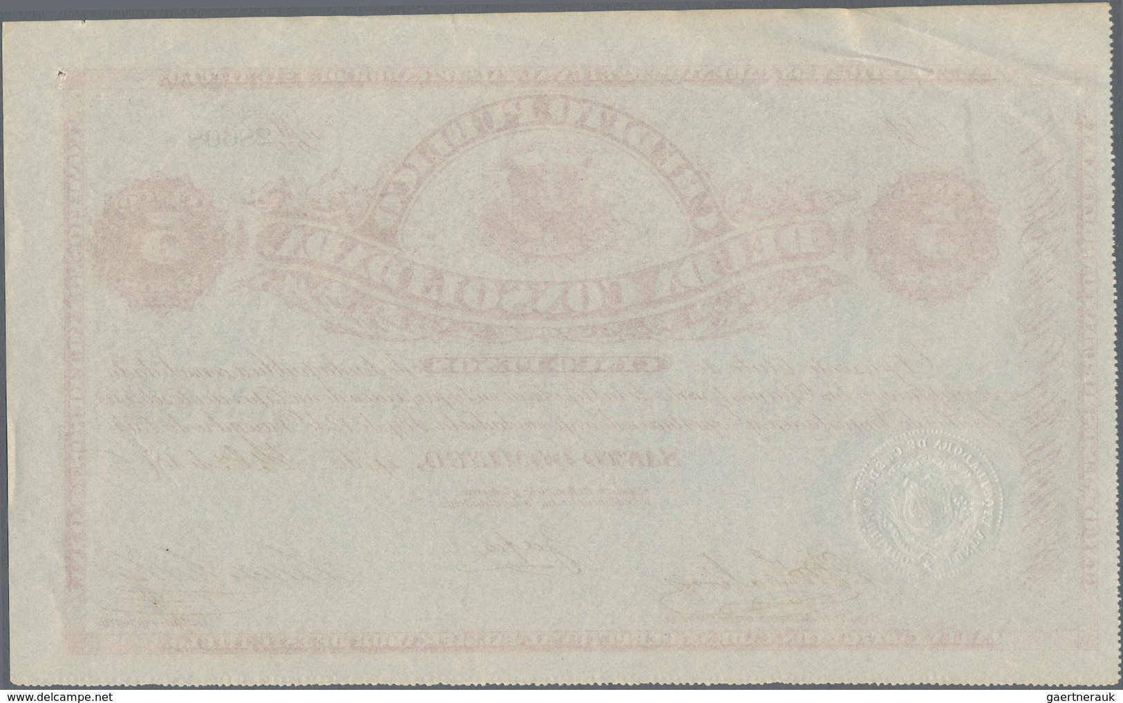 Dominican Republic / Dominikanische Republik: Pair With 5 And 10 Pesos Crédito Público 1875/76, P.S1 - República Dominicana