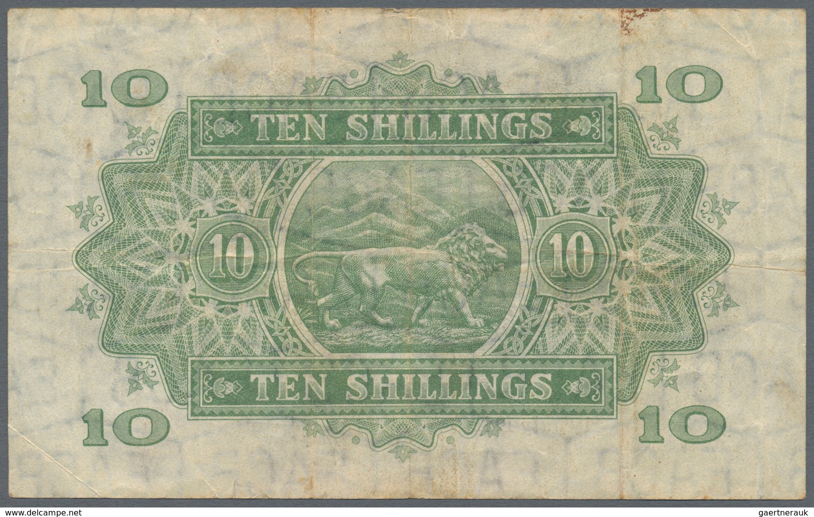 East Africa / Ost-Afrika: The East African Currency Board Set With 3 Banknotes 10 Shillings 1939 P.2 - Otros – Africa