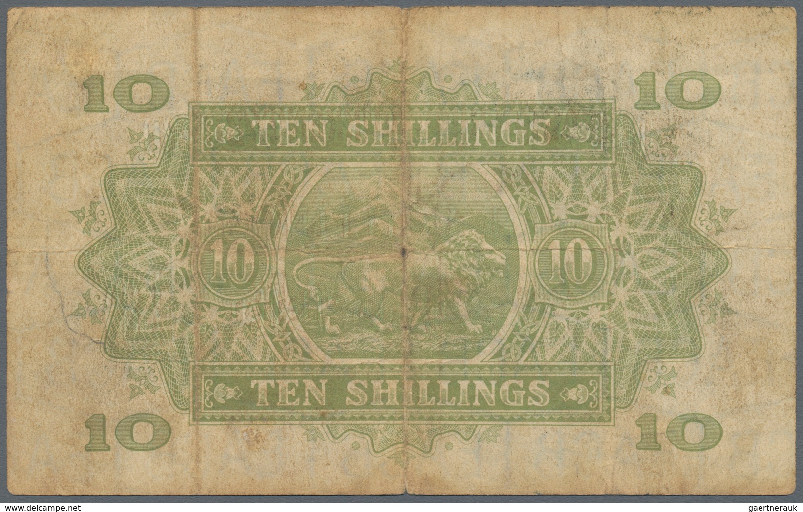 East Africa / Ost-Afrika: The East African Currency Board Set With 3 Banknotes 10 Shillings 1939 P.2 - Otros – Africa