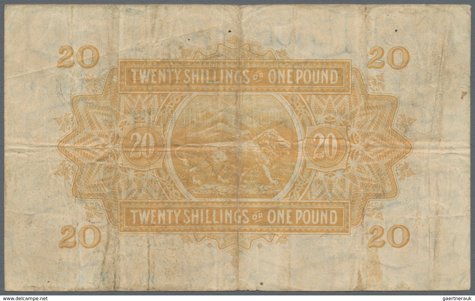 East Africa / Ost-Afrika: The East African Currency Board 20 Shillings 1951 King George VI Issue, P. - Andere - Afrika