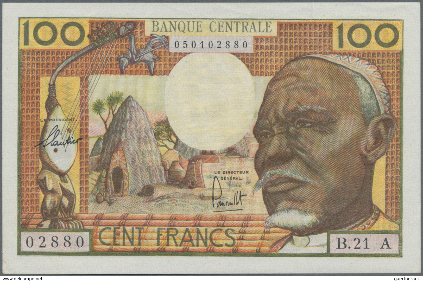 Equatorial African States: Banque Centrale - États De L'Afrique Équatoriale 100 Francs ND(1963) Code - Otros – Africa
