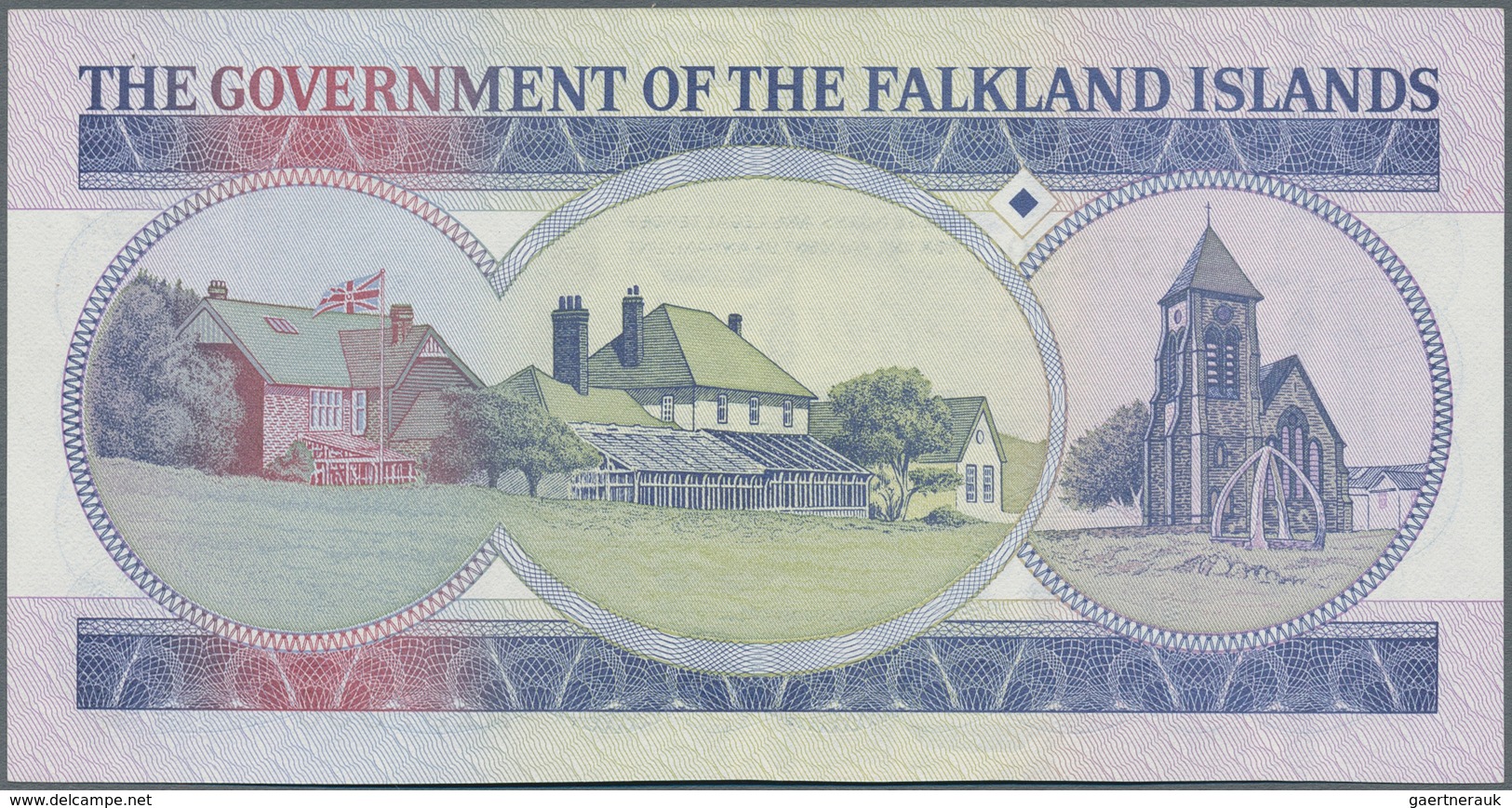 Falkland Islands / Falkland Inseln: The Government Of The Falkland Islands Pair With 1 Pound 1984 An - Islas Malvinas