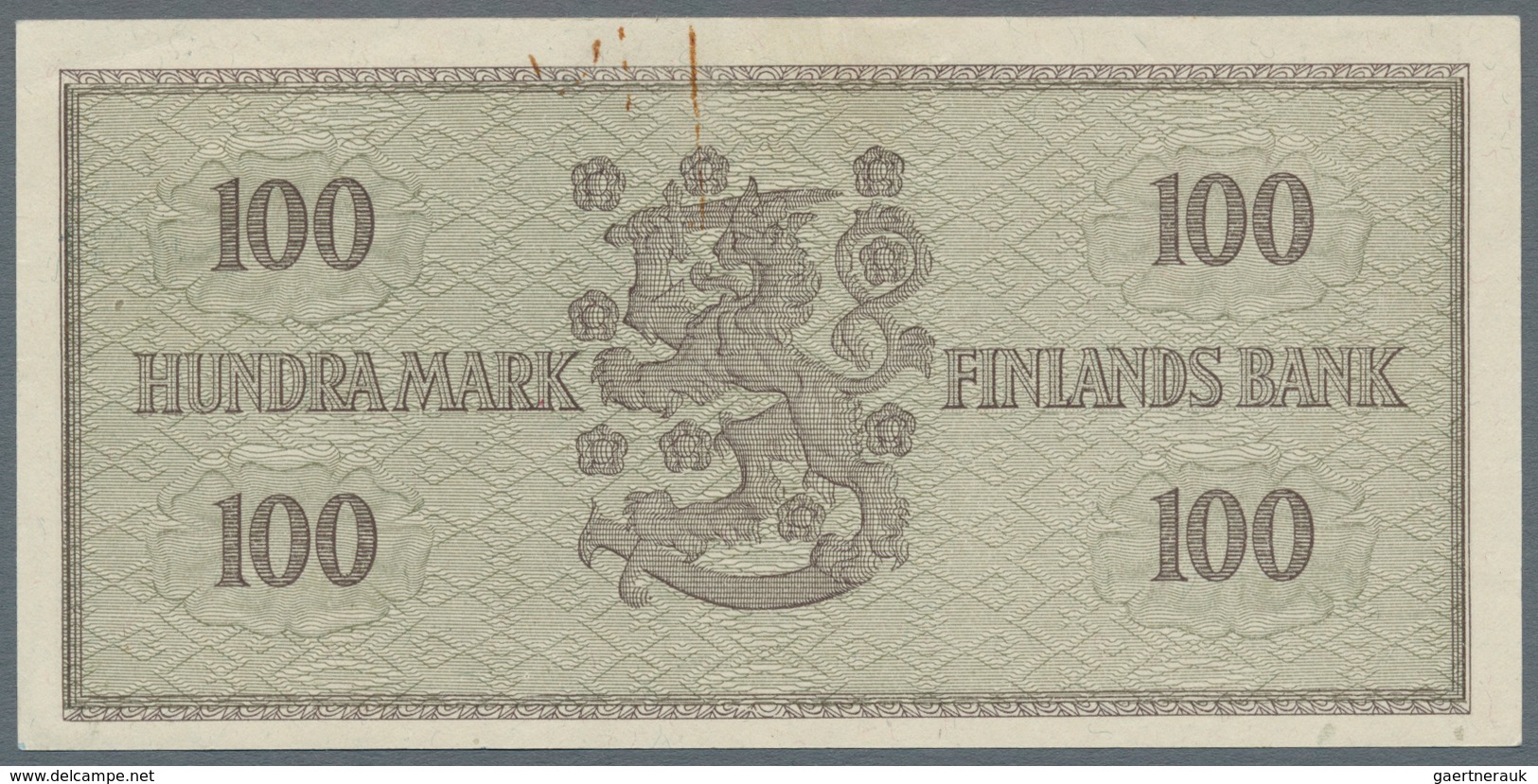 Finland / Finnland: Pair With 100 Markkaa 1955 P.91 In VF- With Rusty Spots And 500 Markkaa 1956 P.9 - Finland