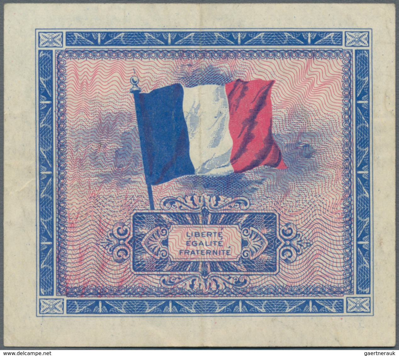 France / Frankreich: Pair Of The 10 Francs 1944 Allied Forces REPLACEMENT Notes With Large Letter "X - Otros & Sin Clasificación