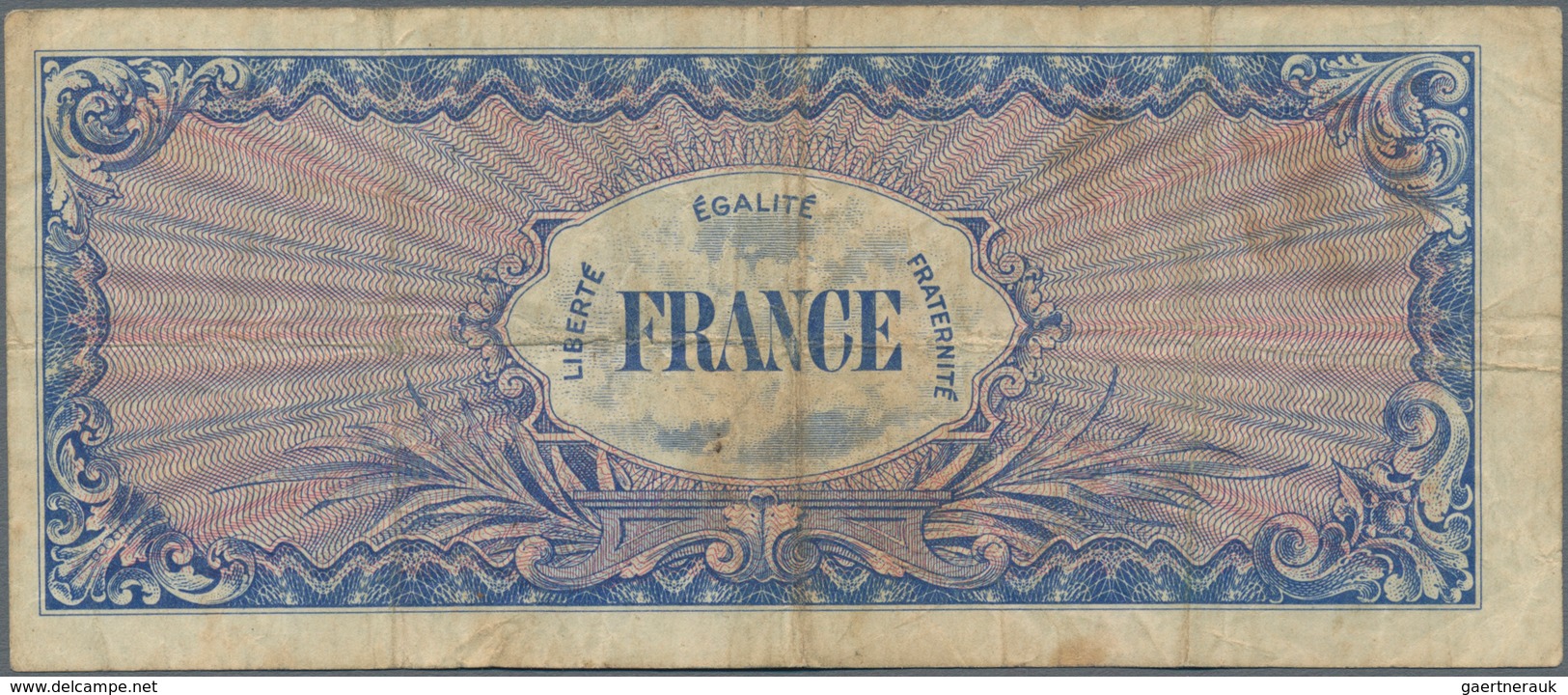 France / Frankreich: 50 Francs 1944 Allied Forces REPLACEMENT Note With Large Letter "X" Instead Of - Andere & Zonder Classificatie