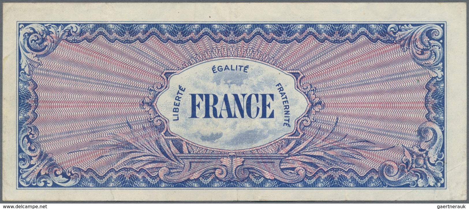 France / Frankreich: Pair Of The 100 Francs Allied Forces 1944, Both With Block Number "9", P.123d I - Otros & Sin Clasificación