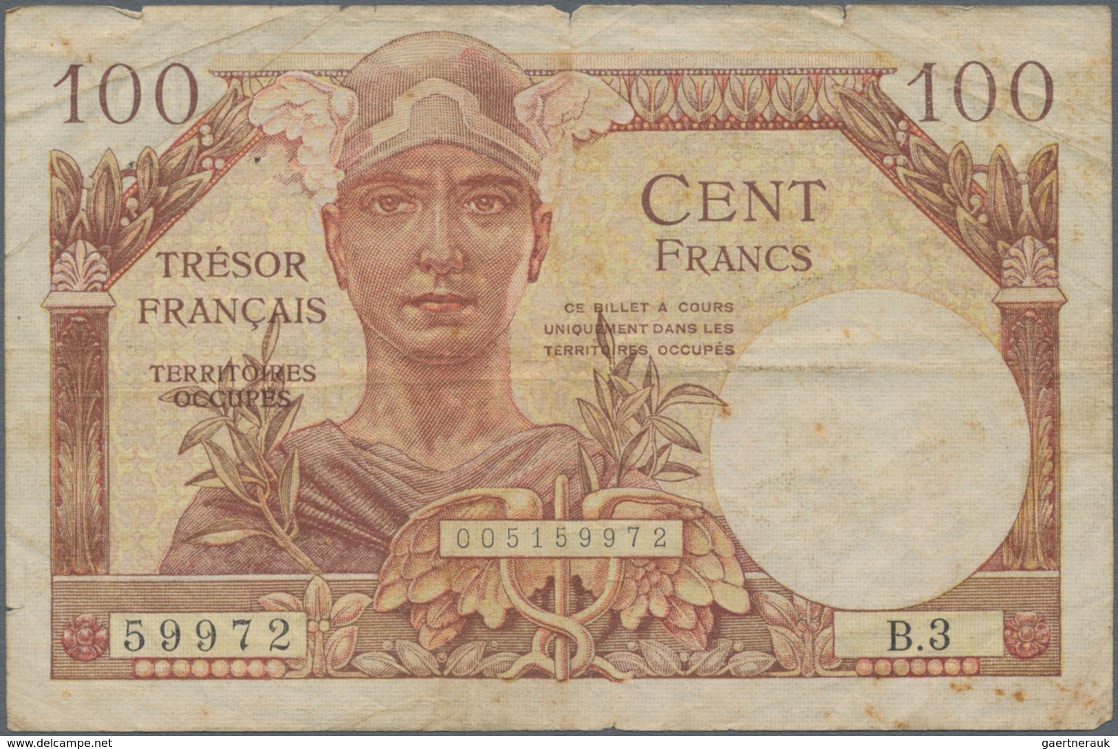 France / Frankreich: Trésor Français Pair With 50 And 100 Francs ND(1947), P.M8, M9, Both With With - Andere & Zonder Classificatie