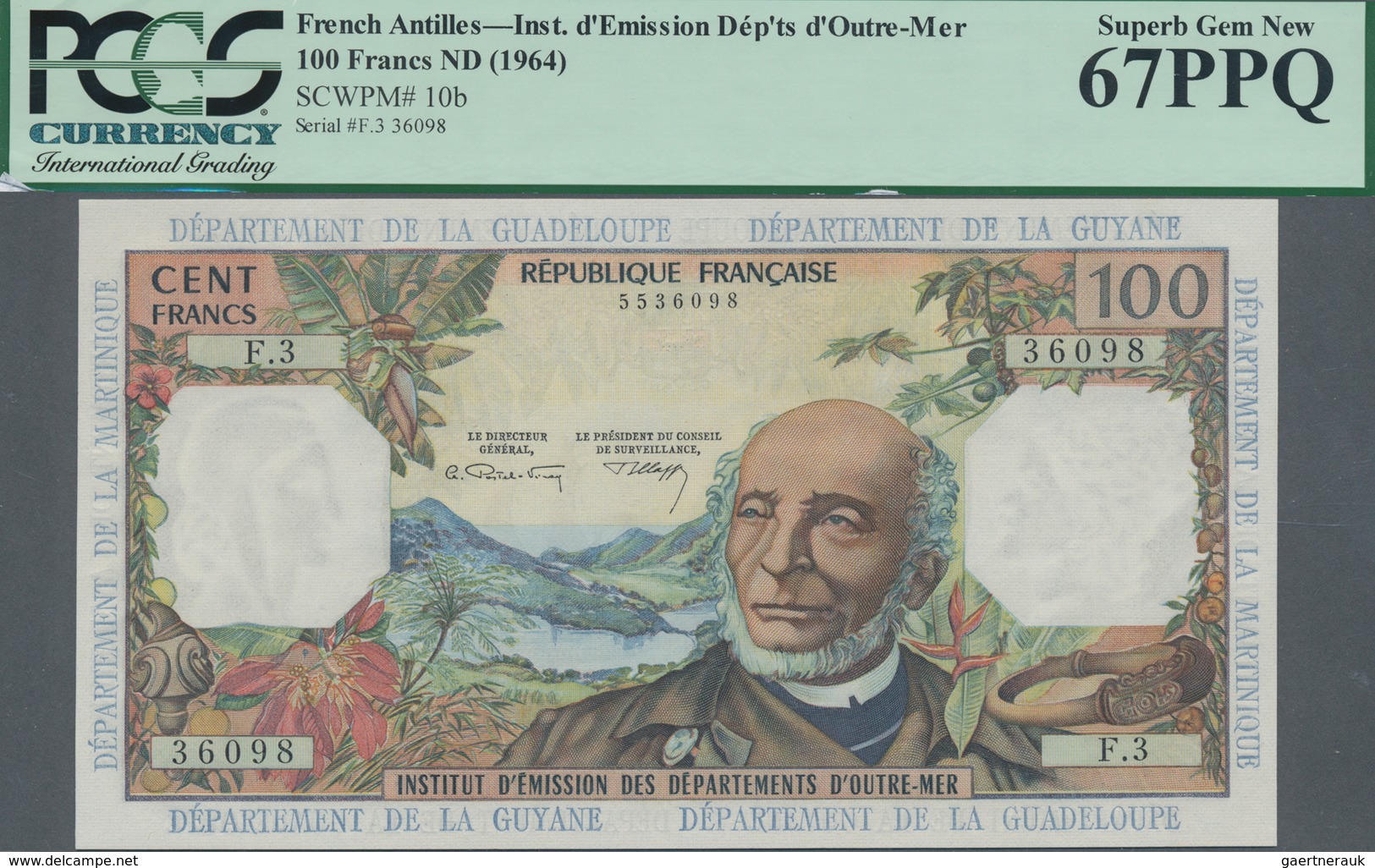 French Antilles / Französische Antillen:  Institut D'Émission Des Départements D'Outre-Mer 100 Franc - Sonstige – Amerika