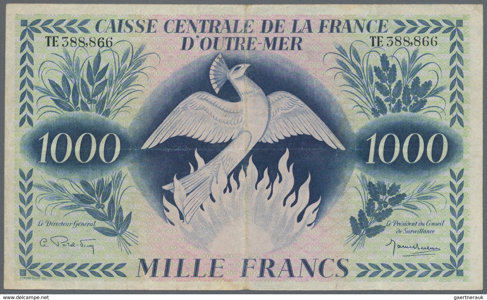 French Equatorial Africa / Französisch-Äquatorialafrika: Caisse Centrale De La France D'Outre-Mer 10 - Guinea Ecuatorial