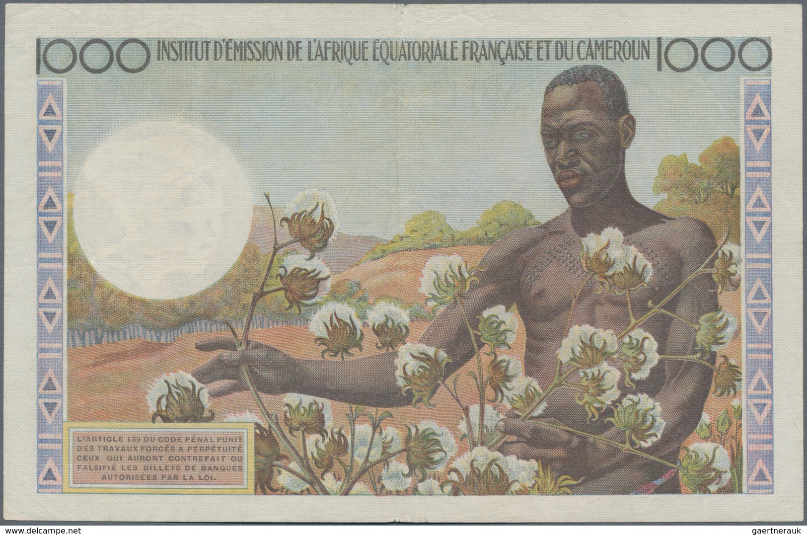 French Equatorial Africa / Französisch-Äquatorialafrika: Institut D'Émission De L'Afrique Équatorial - Guinea Ecuatorial