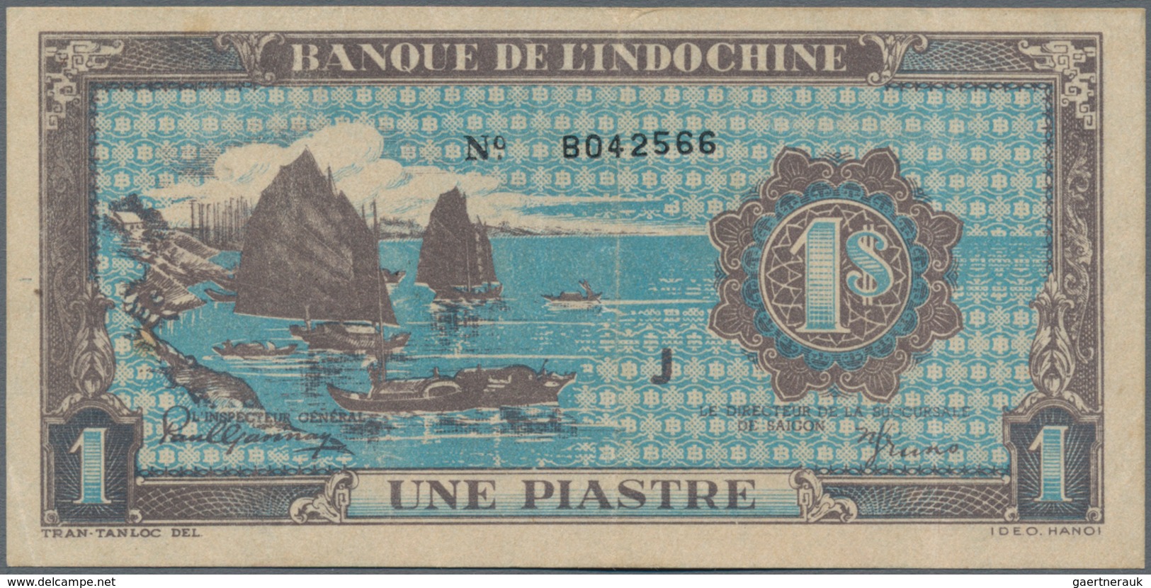 French Indochina / Französisch Indochina: Banque de l'Indo-Chine, very nice lot with 17 banknotes of