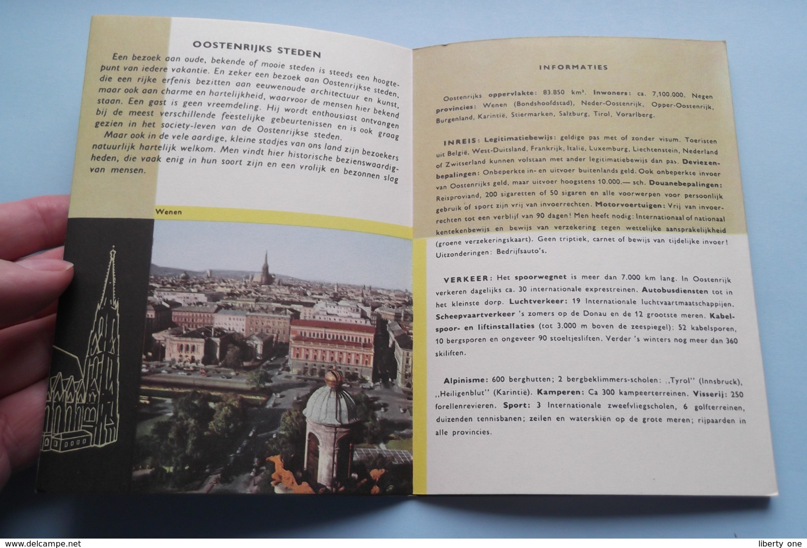 Aan een vriend van OOSTENRIJK waar ook ter wereld ( Brochure Format CP / PK >>> Voir / Zie Photos ) Austria !