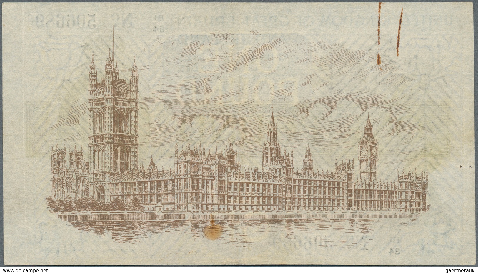 Great Britain / Großbritannien: United Kingdom Of Great Britain And Ireland 1 Pound ND(1928) With Si - Sonstige & Ohne Zuordnung