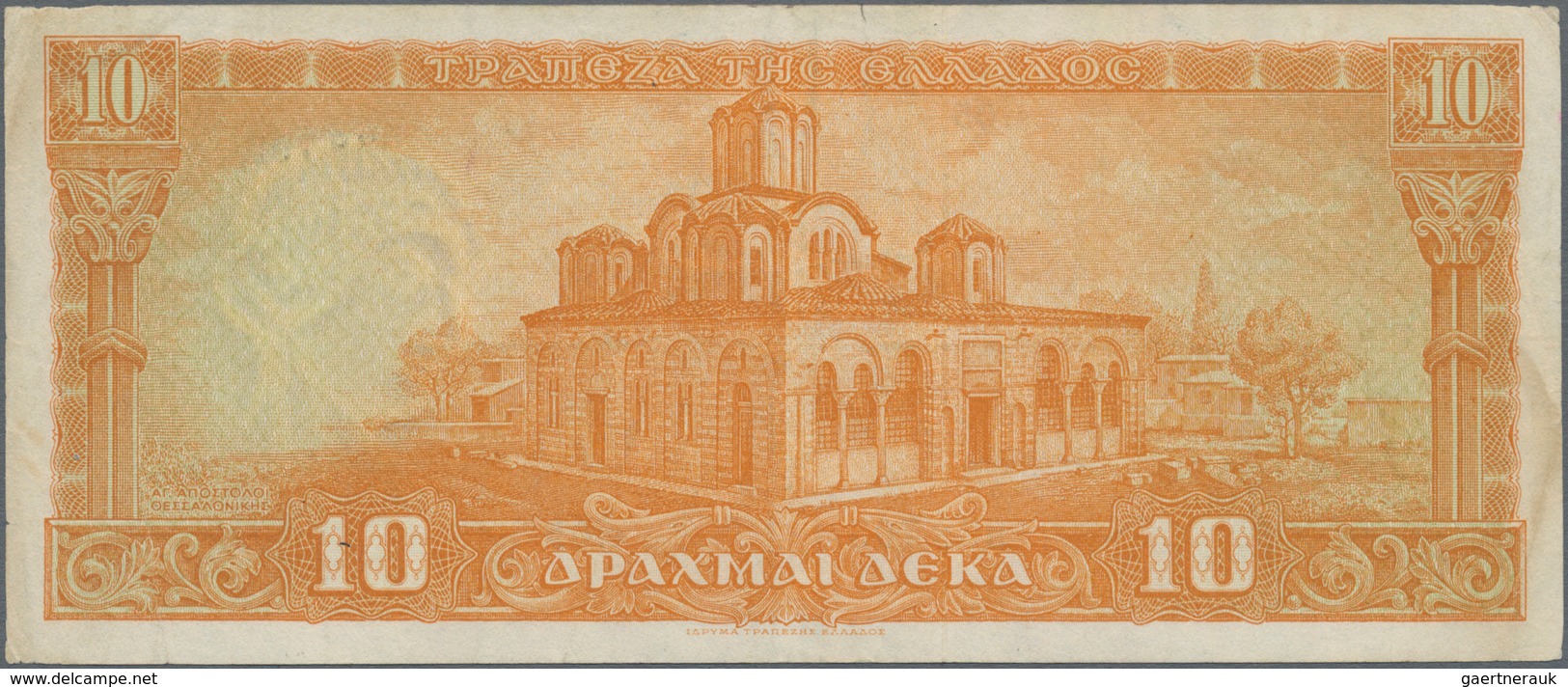 Greece / Griechenland: Set with 4 banknotes comprising 1000 Drachmai ND(1944) P.172 (XF), 20.000 Dra