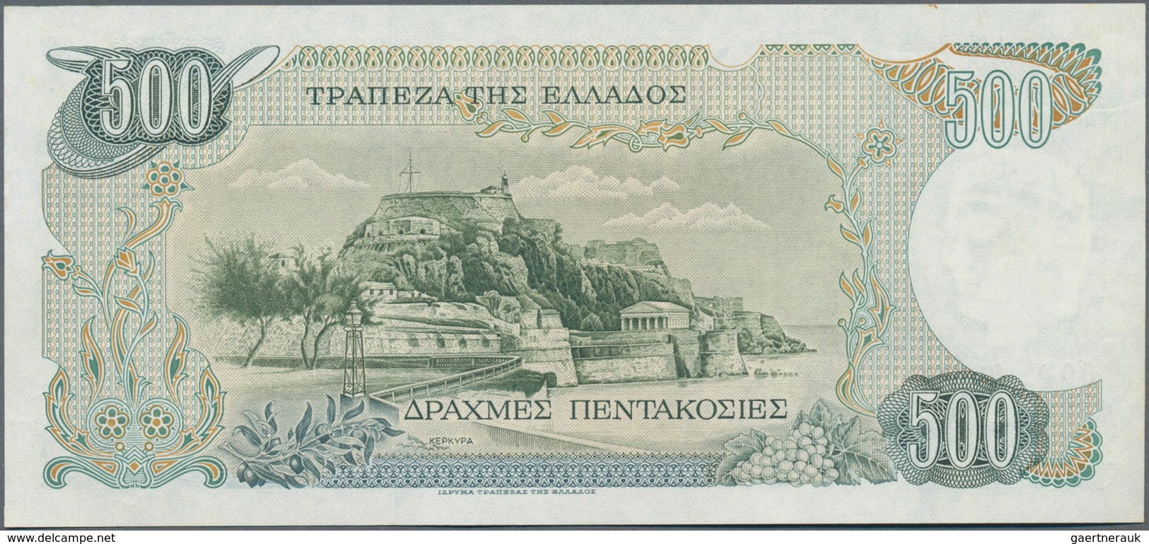 Greece / Griechenland: 500 Drachmai 1983 SPECIMEN, P.201s, Serial Number 00A 000000 And Red Overprin - Griechenland