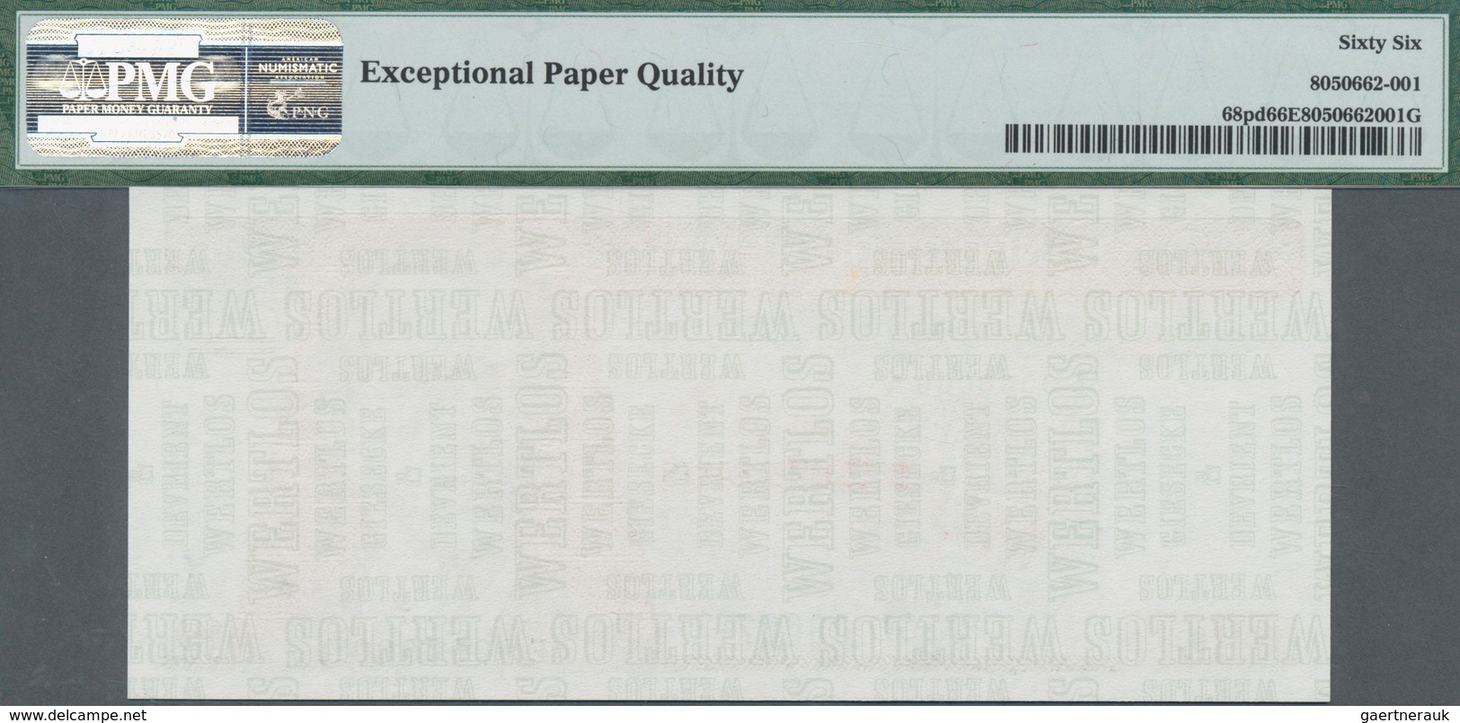 Guatemala: Printer's Design For 10 Quetzales 1983-88 Front And Back, P.68pd, Each One With Empty Rev - Guatemala