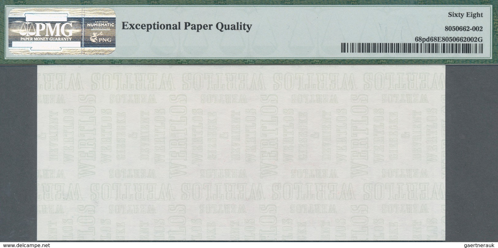 Guatemala: Printer's Design For 10 Quetzales 1983-88 Front And Back, P.68pd, Each One With Empty Rev - Guatemala