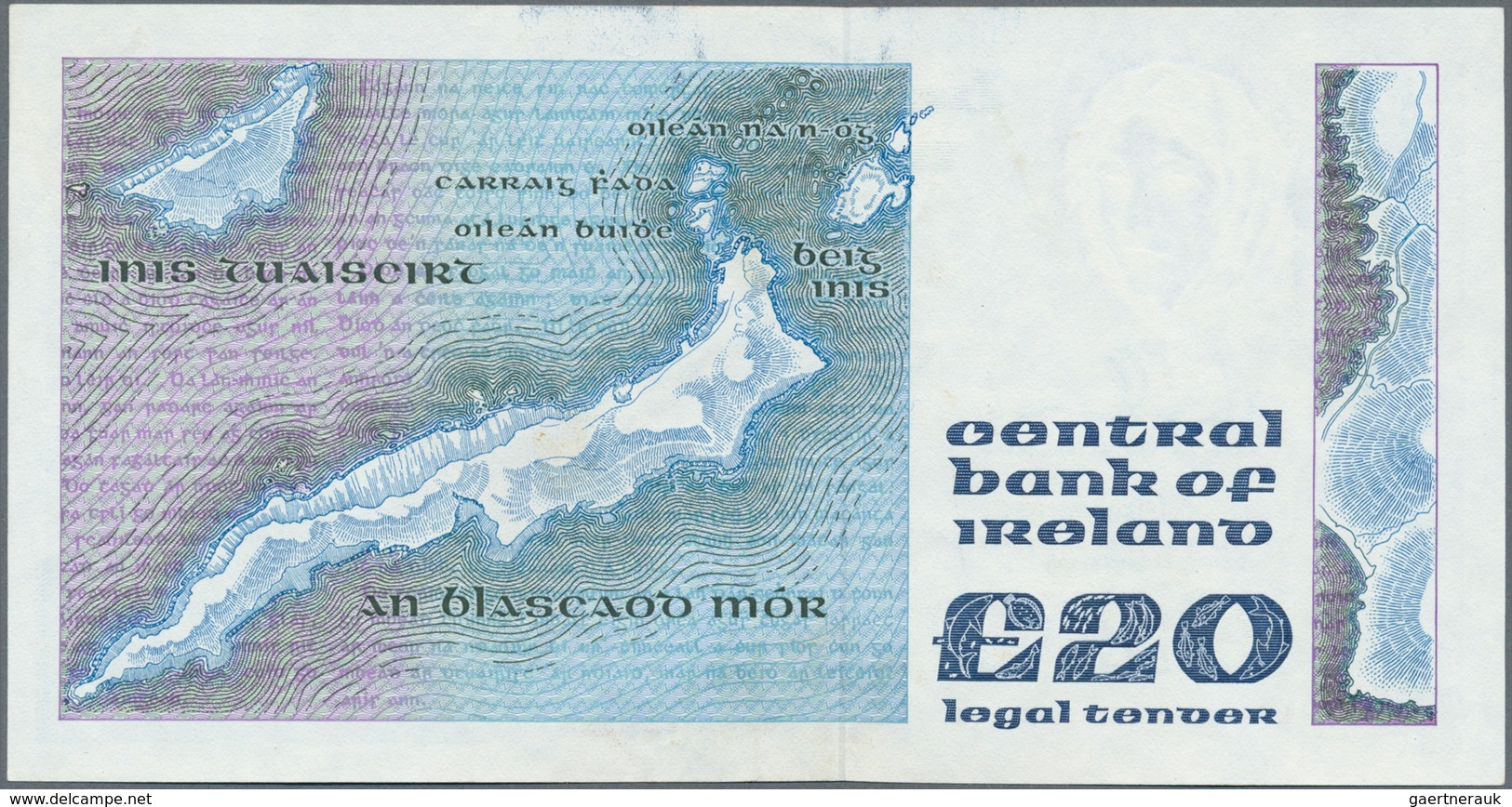 Ireland / Irland: Ireland Republic Pair With 10 Pounds 1992 In F Condition With Several Handling Tra - Irlanda