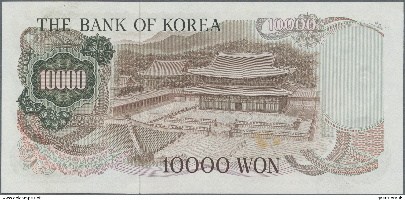 Korea: 10.000 Won 1973, P.42 In AUNC/UNC Condition - Korea, Zuid