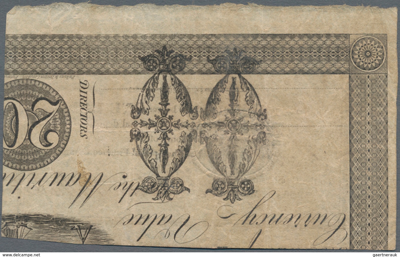 Mauritius: Special Finance Committee 1 Dollar 01.09.1842 / 01.02.1844, P.1F, Excellent Condition Wit - Mauricio