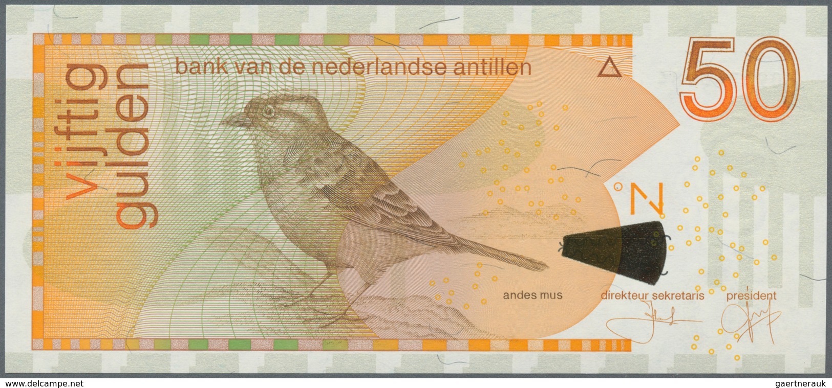 Netherlands Antilles / Niederländische Antillen: Pair With 50 Gulden 2006 P.30d (UNC) And 100 Gulden - Niederländische Antillen (...-1986)