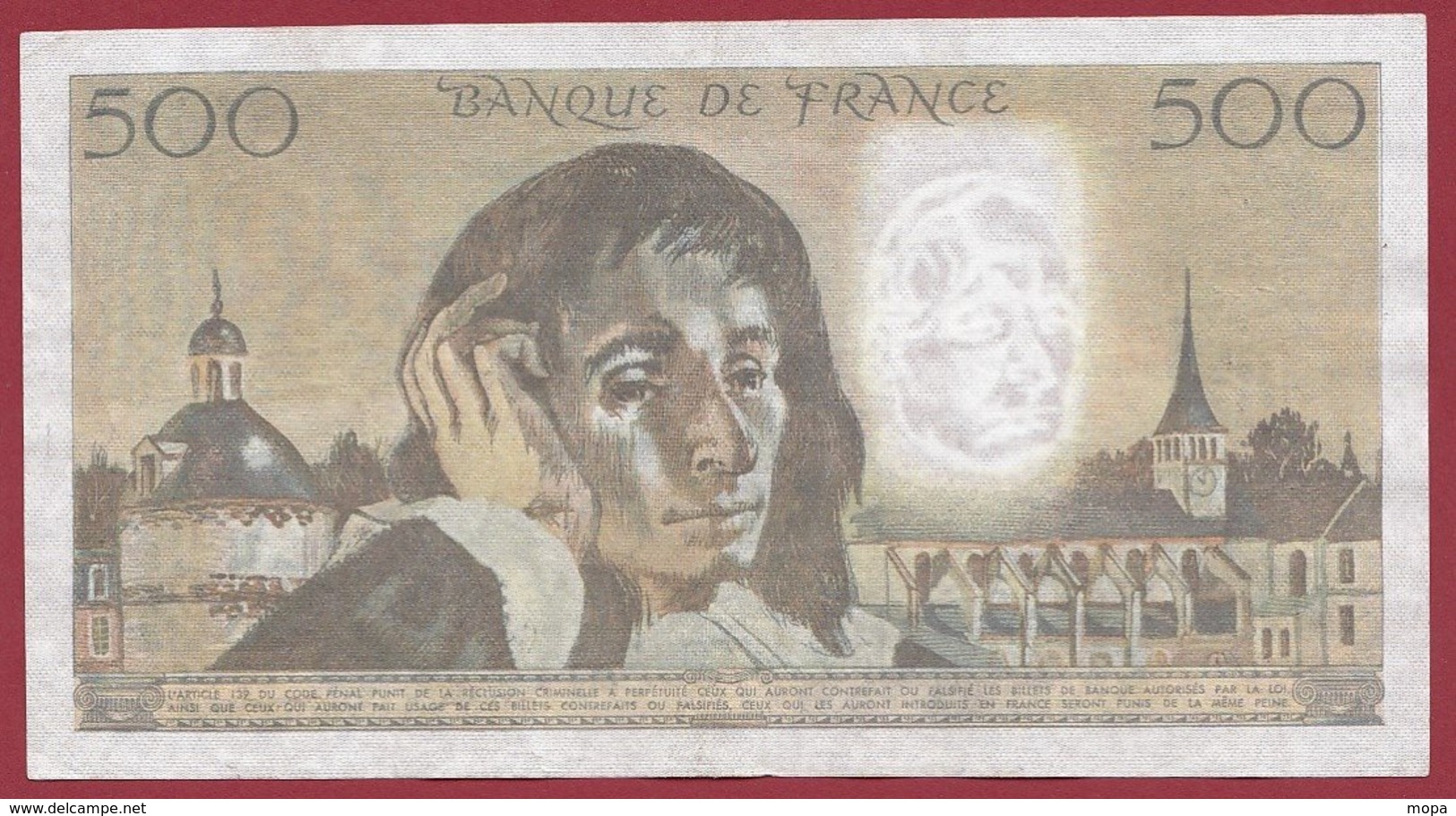 500 Francs "Pascal" Du 04/06/1981.C--- F/TTB+---ALPH B.140 - 500 F 1968-1993 ''Pascal''