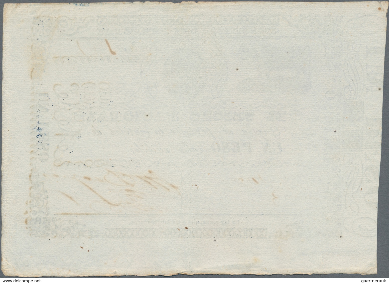 Paraguay: El Tesorio Nacional 1 Peso ND(1865), P.21 In XF/XF+ Condition - Paraguay