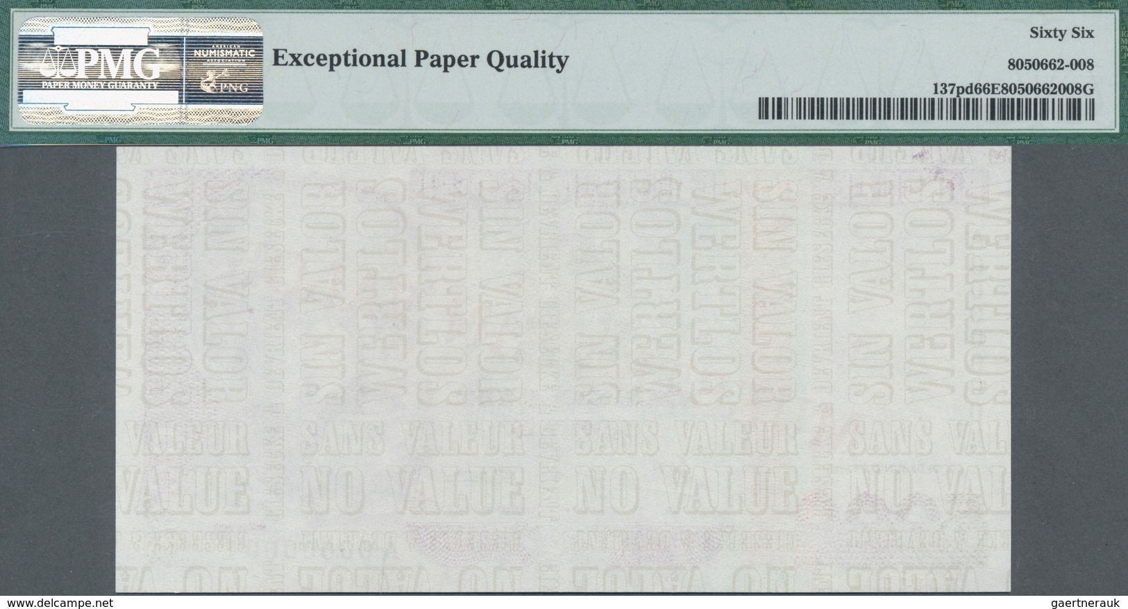 Peru: Printer's Design For 5000 Intis 1988 Front And Back, P.137pd, Each One With Empty Reverse And - Peru