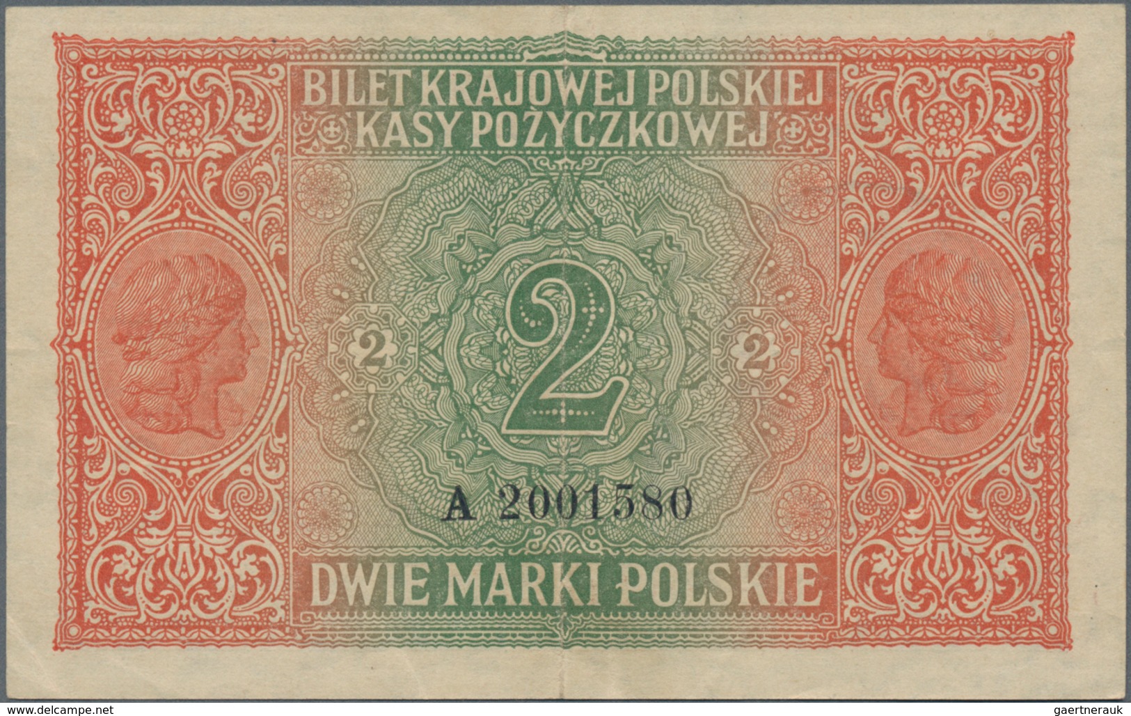 Poland / Polen: State Loan Bank Of Poland Set With 3 Banknotes With Title “Zarzad Jeneral Gubernator - Polonia