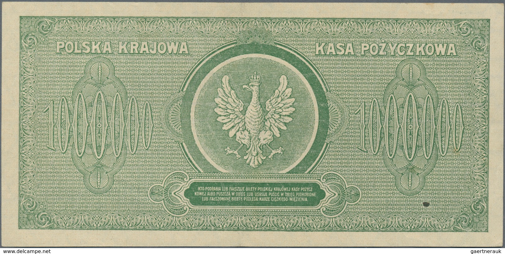 Poland / Polen: Pair With 250.000 Marek 1923 (XF) And 1 Million Marek 1923 (XF), P.35, 37. (2 Pcs.) - Polonia
