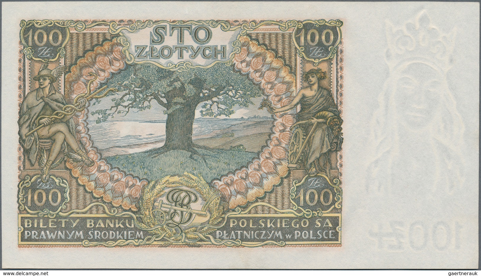 Poland / Polen: Set With 4 Banknotes Series 1931-34 With 5, 10, 20 And 100 Zlotych, P.69, 72, 73, 75 - Poland