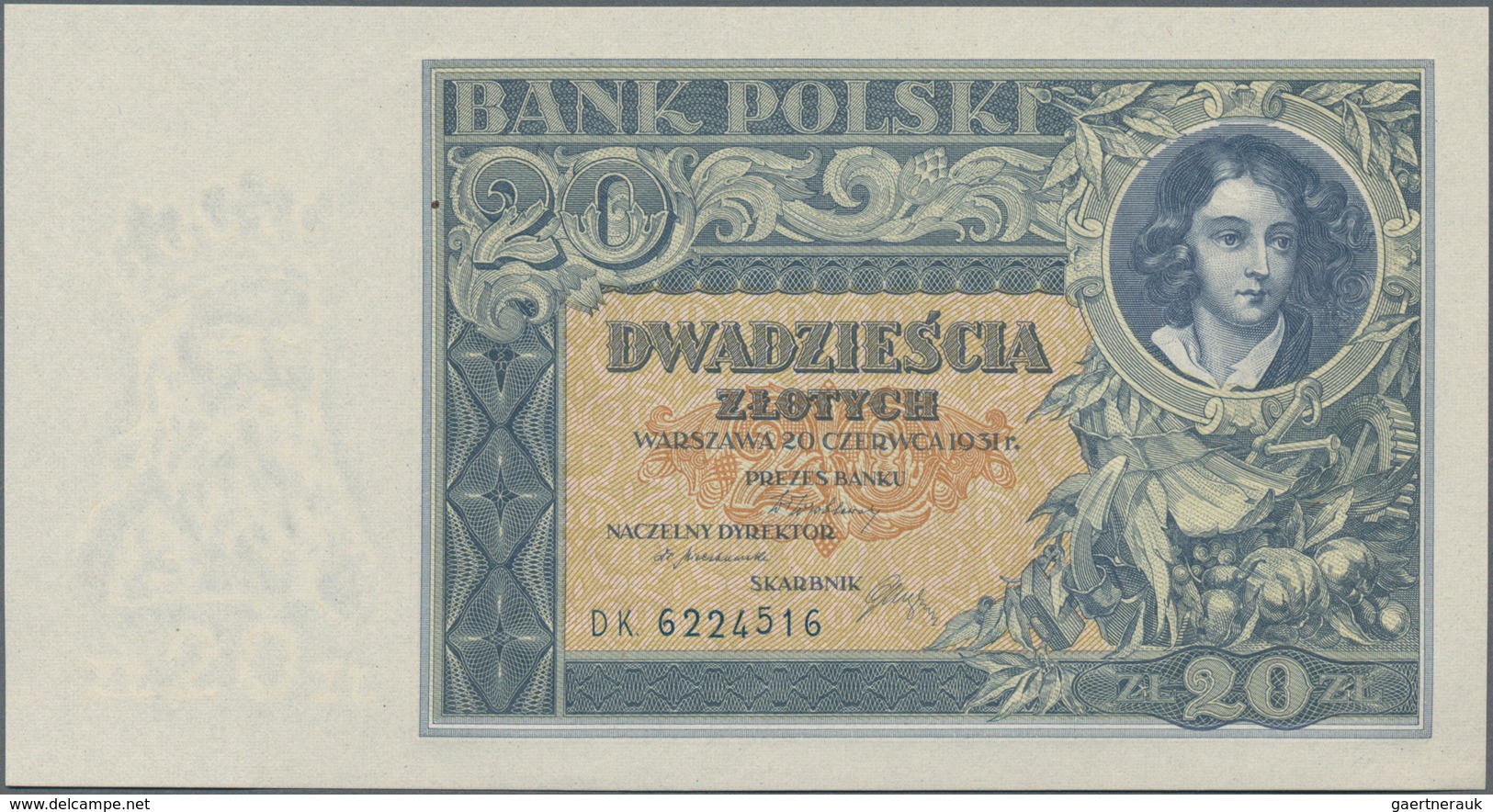 Poland / Polen: Set With 4 Banknotes Series 1931-34 With 5, 10, 20 And 100 Zlotych, P.69, 72, 73, 75 - Polonia