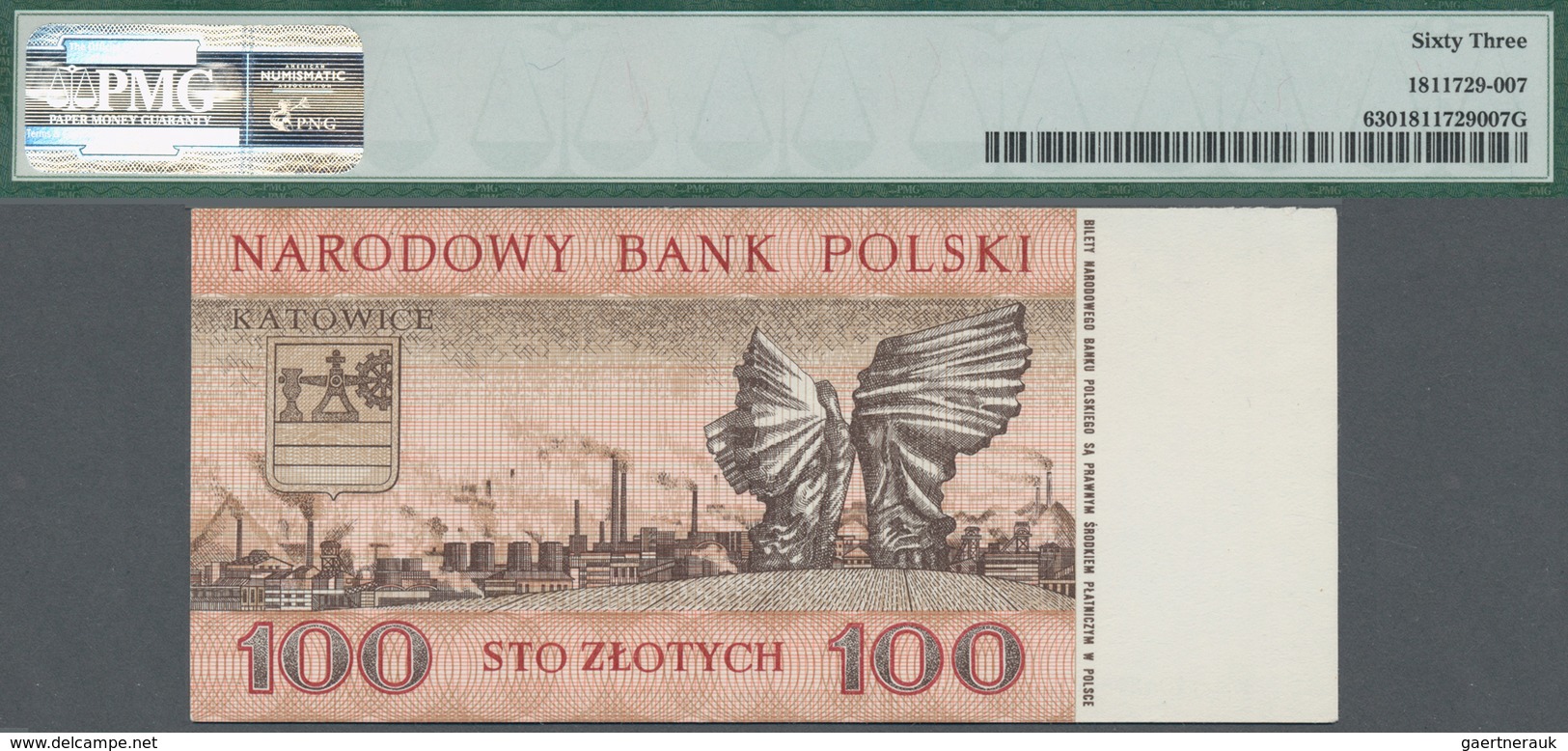 Poland / Polen: Unissued Banknote essay 20 Zlotych 1965, P.NL, in perfect UNC condition, offset prin