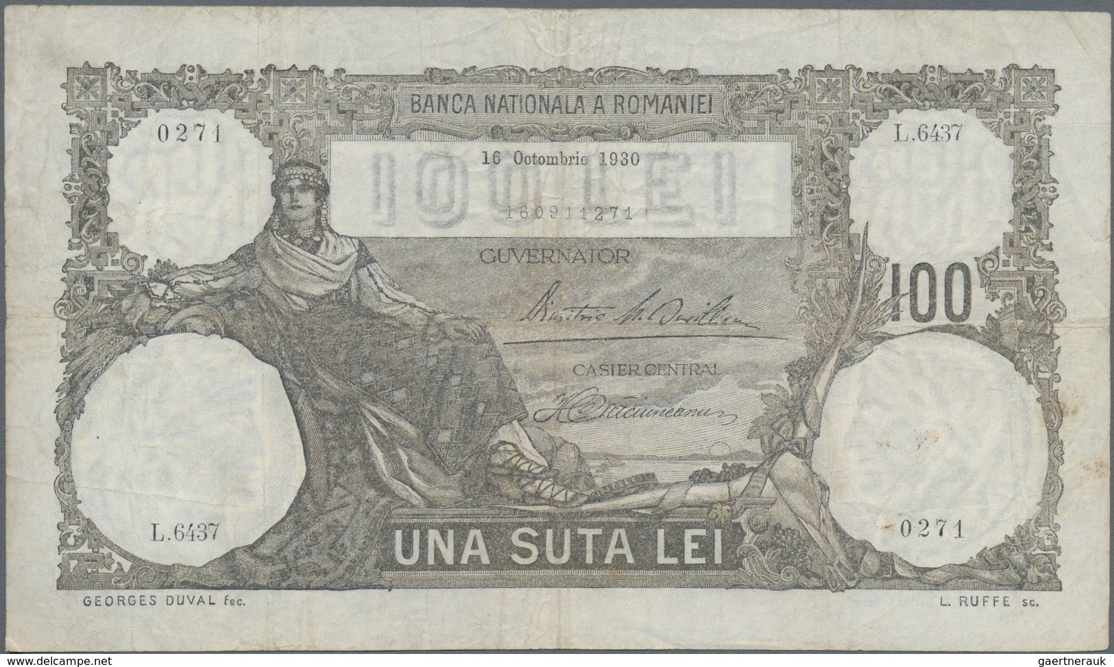 Romania / Rumänien: Banca Naţională A României 100 Lei 1930, P.33a, Still Nice Condition For This La - Rumania