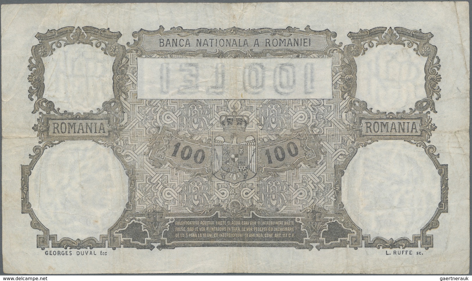 Romania / Rumänien: Banca Naţională A României 100 Lei 1930, P.33a, Still Nice Condition For This La - Roemenië